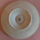 Assiette à huîtres en faïence blanche de Longchamp