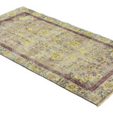 Anatolian handmade vintage rug 213 cm x 107 cm