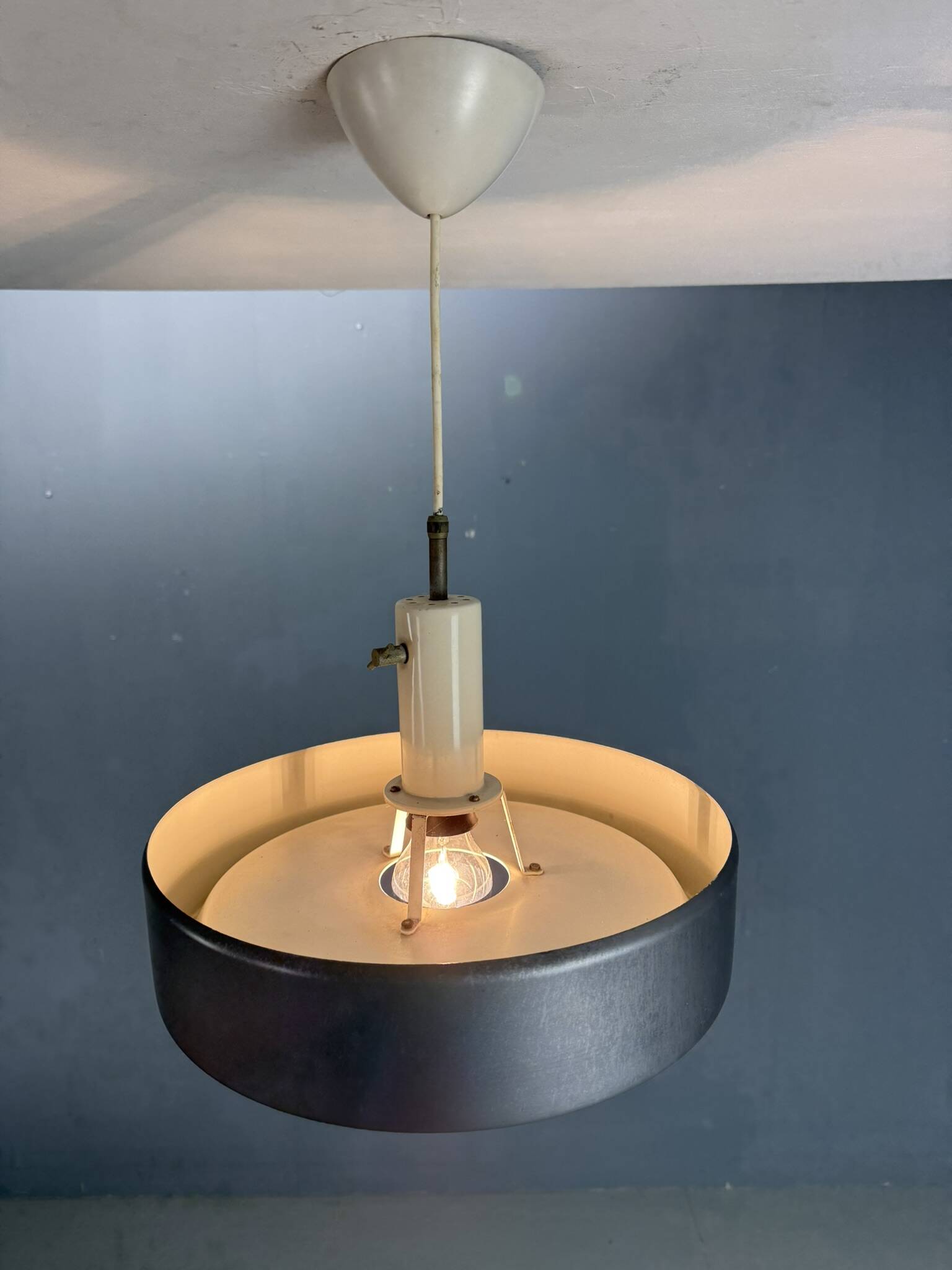 J. Hoogervorst - "Model 4017" - Anvia Pendant Lamp 1960s