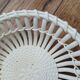 Woven earthenware basket