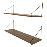 1960s string shelf 2 shelves with 4 triangular shelves