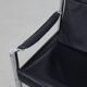 Lounge Chair in Leather and Chrome by Johanson Design Sweden, 1970s