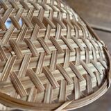 Hanging lamp wicker flower