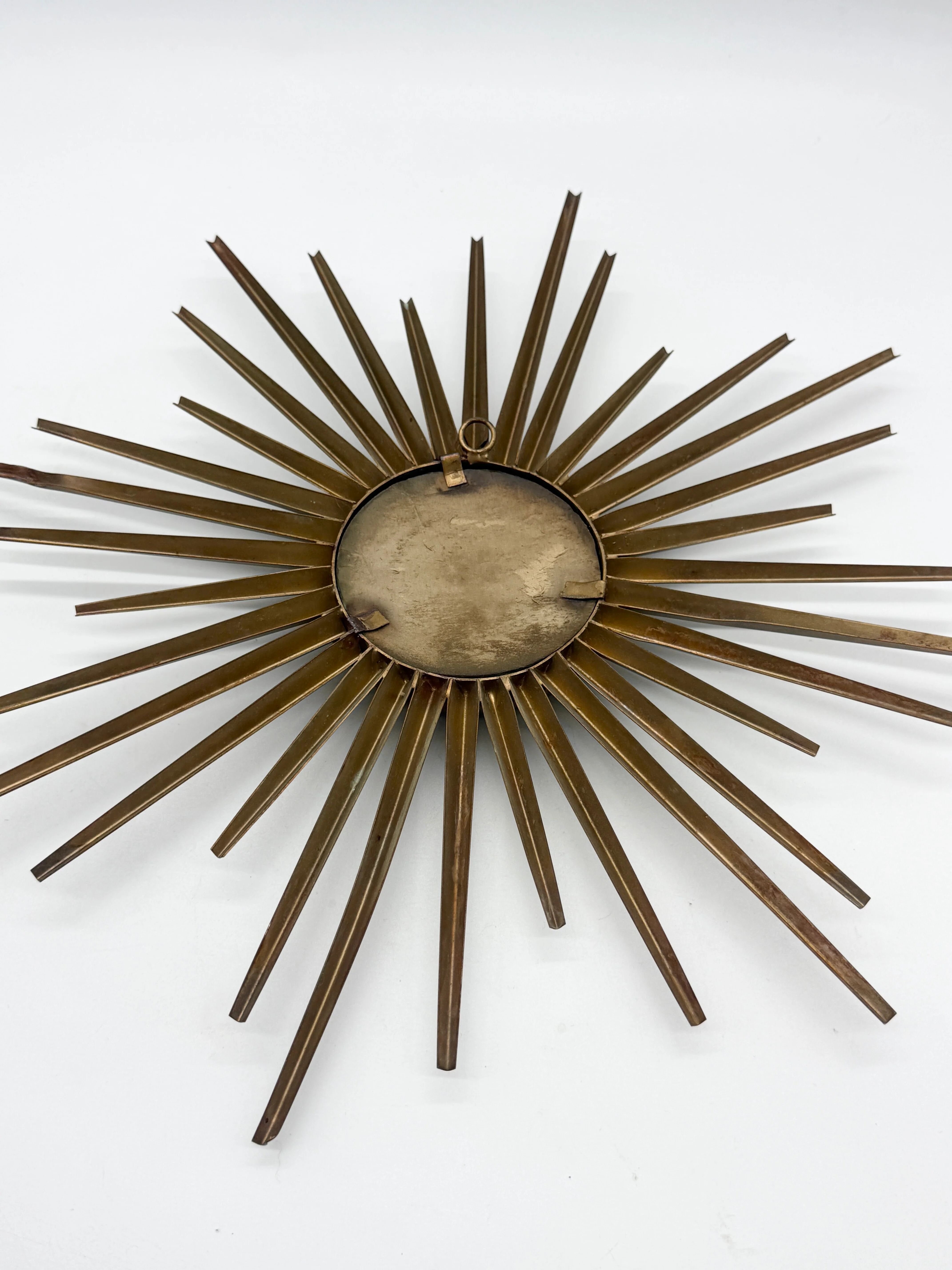 Miroir "Soleil" Chaty Vallauris, France, 1950s