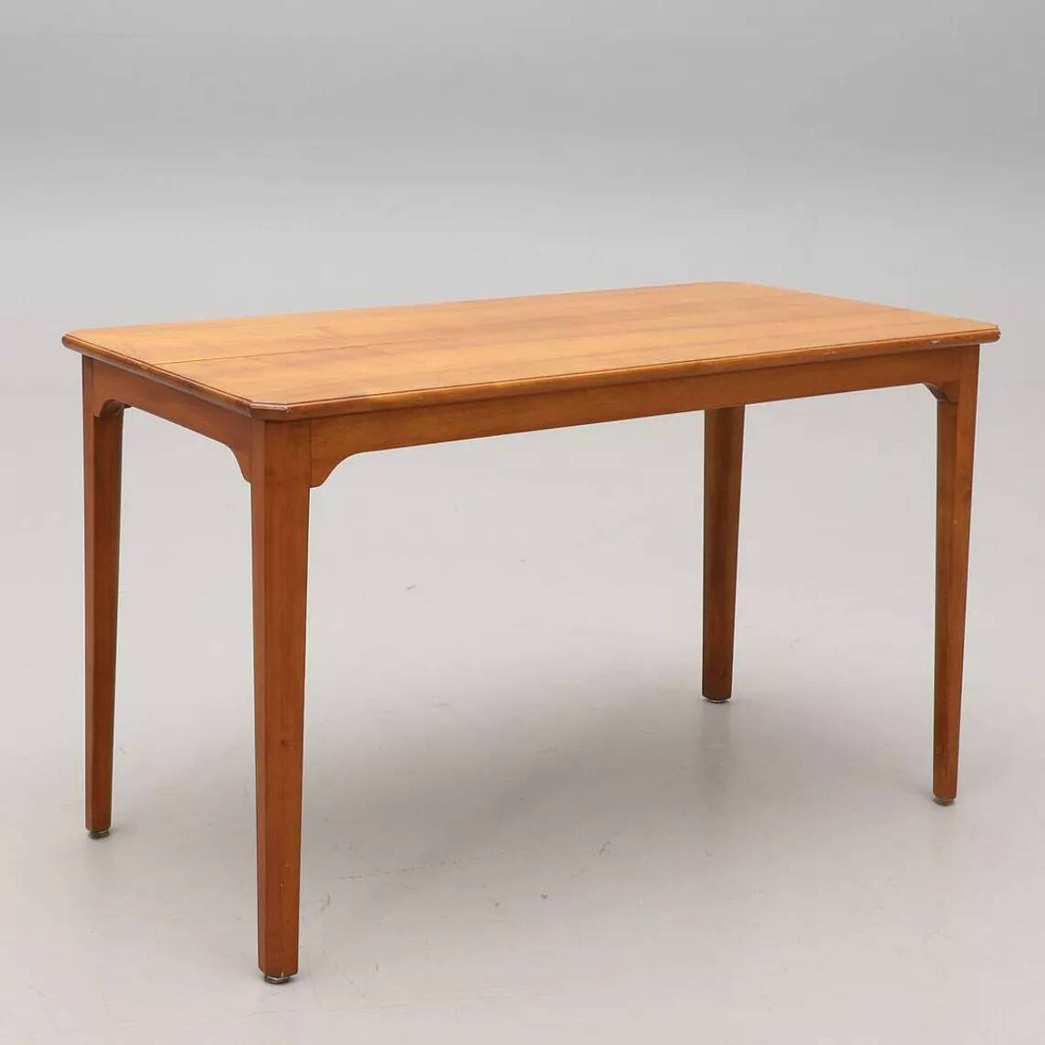 Vintage Scandinavian coffee table in walnut by Carl Malmsten - Sweden - 1960s