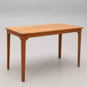 Vintage Scandinavian coffee table in walnut by Carl Malmsten - Sweden - 1960s
