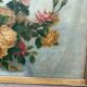 Grand tableau Nature Morte Fleurs 136 x 68