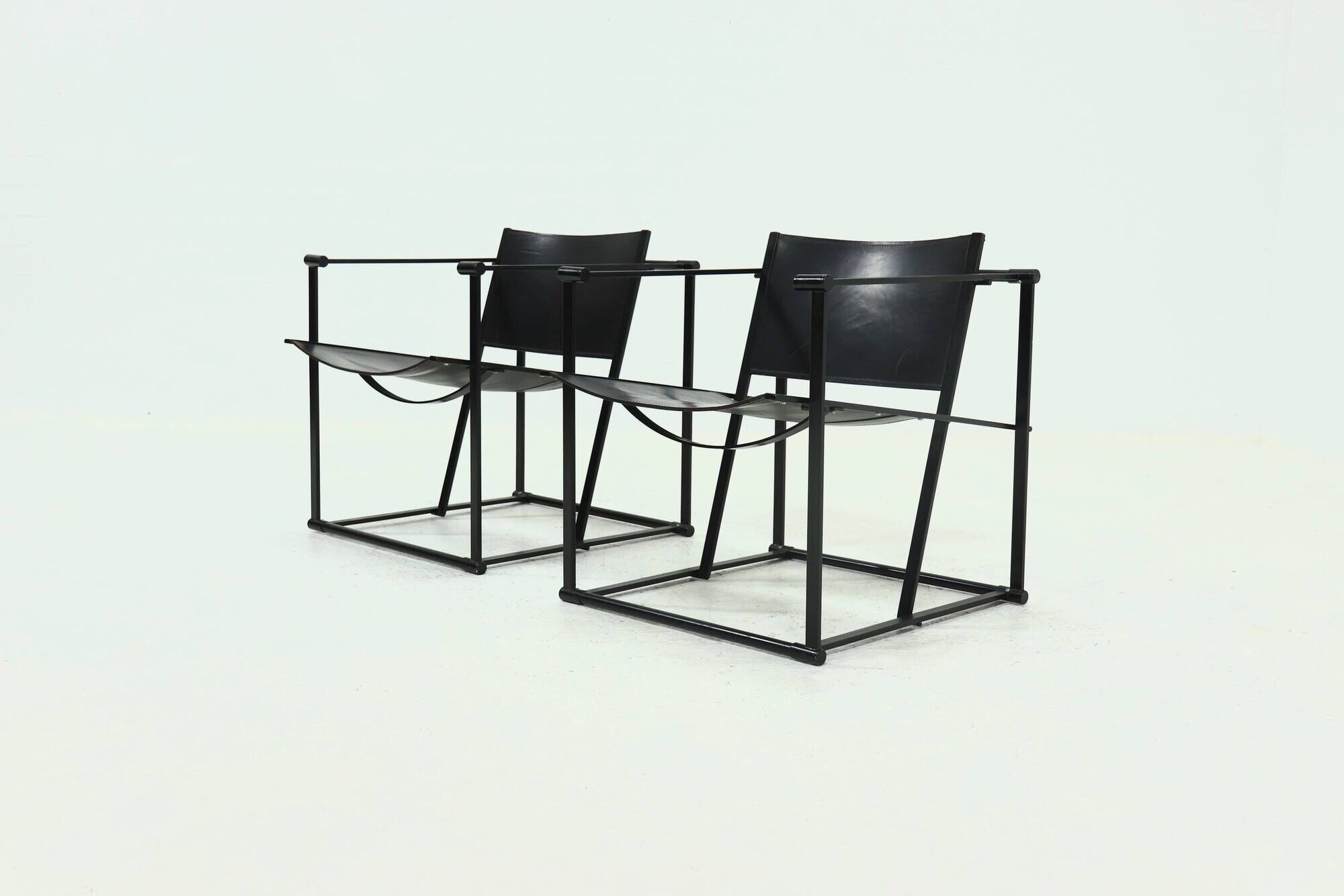 Set of 2 Lounge Chairs Model FM60 by Radboud van Beekum for Pastoe 1980s