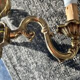 Wall lamp type Louis XV in bronze