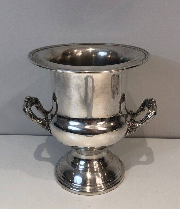Silver-plated champagne bucket