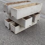 Set of 6 vintage Eternit edition planters