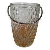 Vintage glass ice bucket