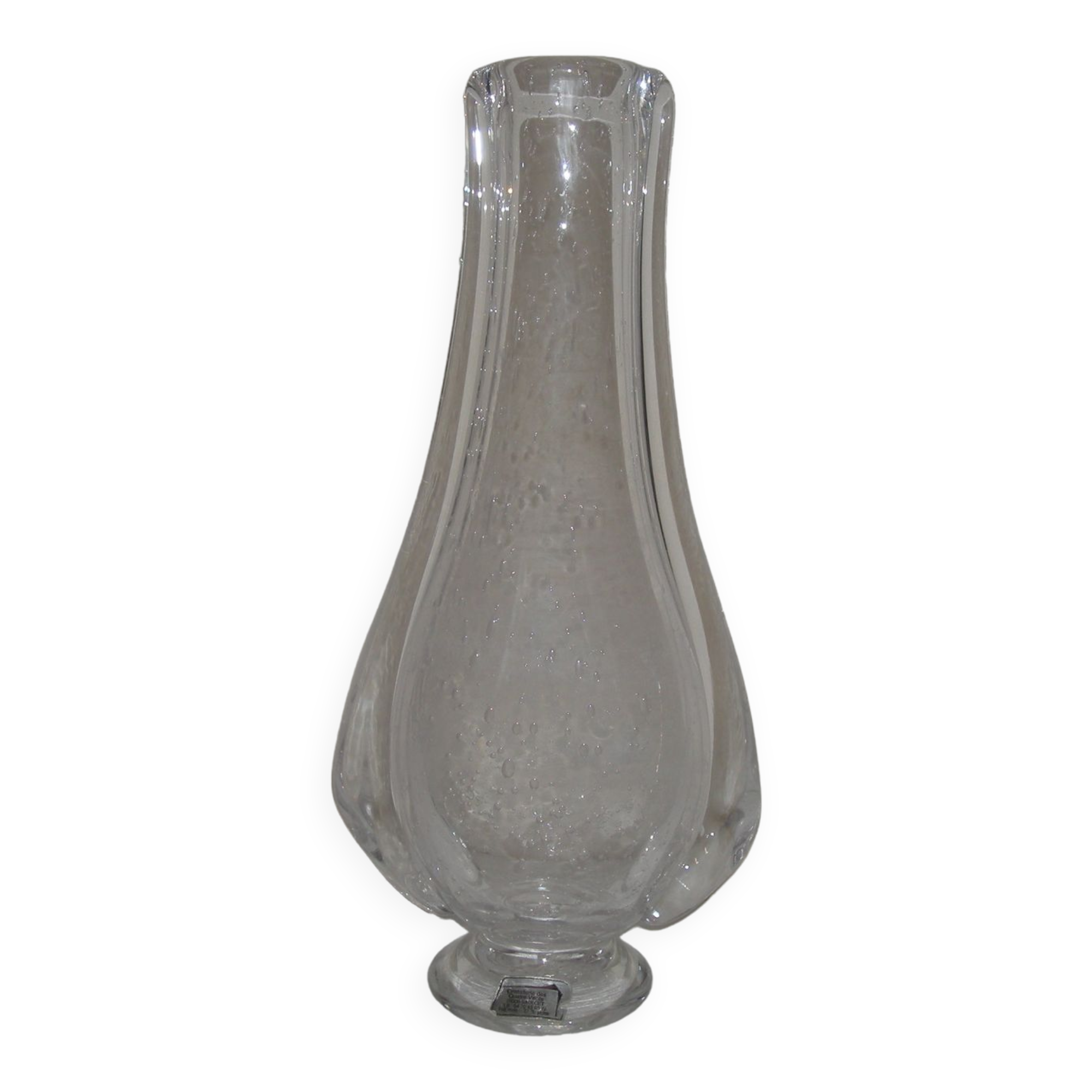 Bubble vase crystallerie des 4 vents