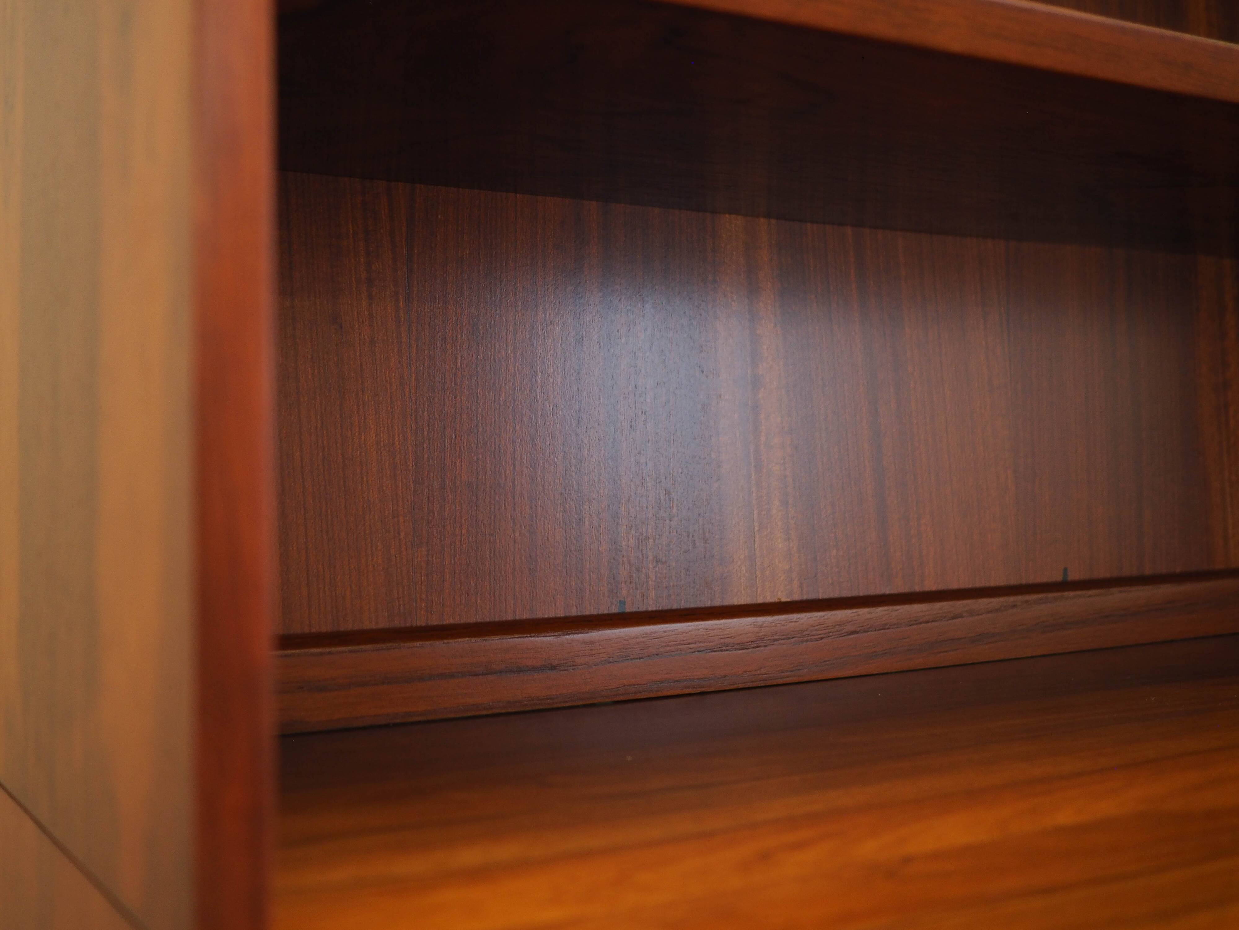 Rosewood bookcase, Danish design, 1970s, manufactured by Hundevad