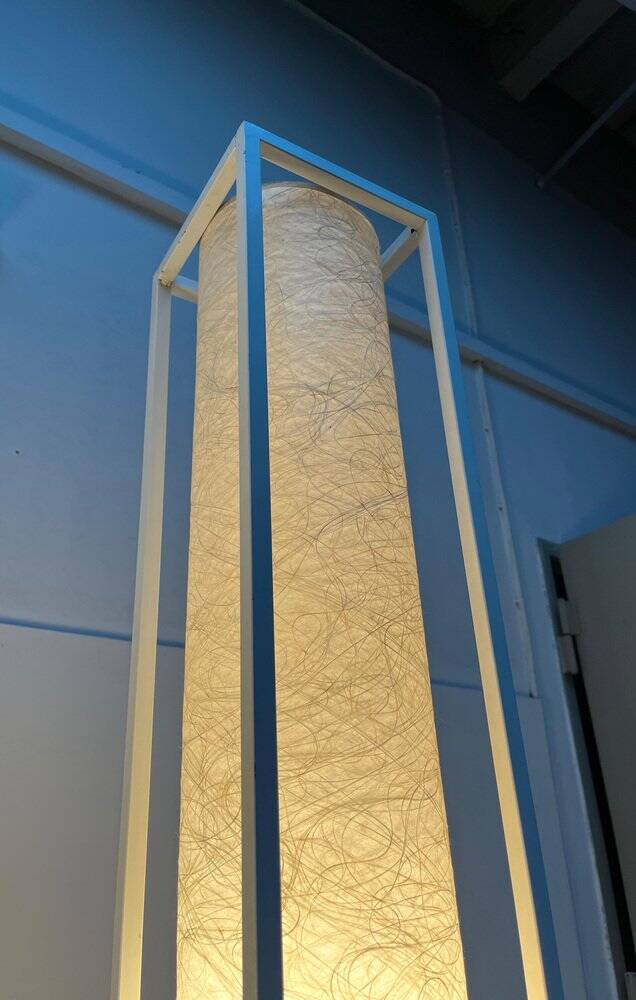 Mid-century modern minimalist floor lamps, Germany, 1960s, set of 2.