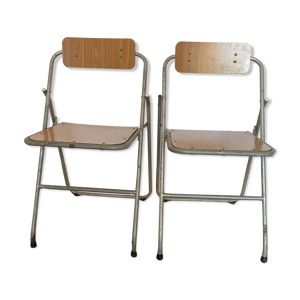 paire de chaises pliantes