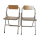 Pair of LALLEMAND folding chairs