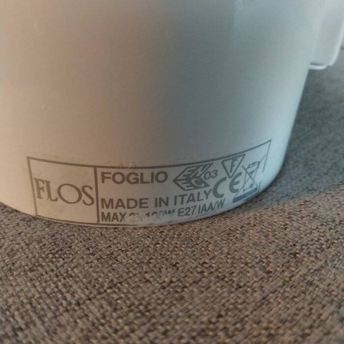 Applique design Tobia Scarpa Foglio Flos