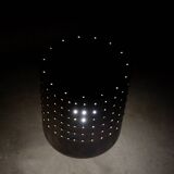 Industrial copper chandelier with patina France 1960