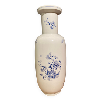 Grand vase à décor Extrême-Orient en porcelaine du Portugal Vista Alegre
