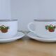 Cappuccino cups and saucers