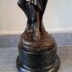 Art Nouveau bronze female sculpture
