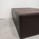 Crocodile-printed leather coffee table or ottoman, attributed to Fendi Casa.