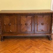 Coffre ou commode en chêne de style espagnol, début du 20e siècle