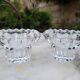 Paire de bougeoirs en cristal