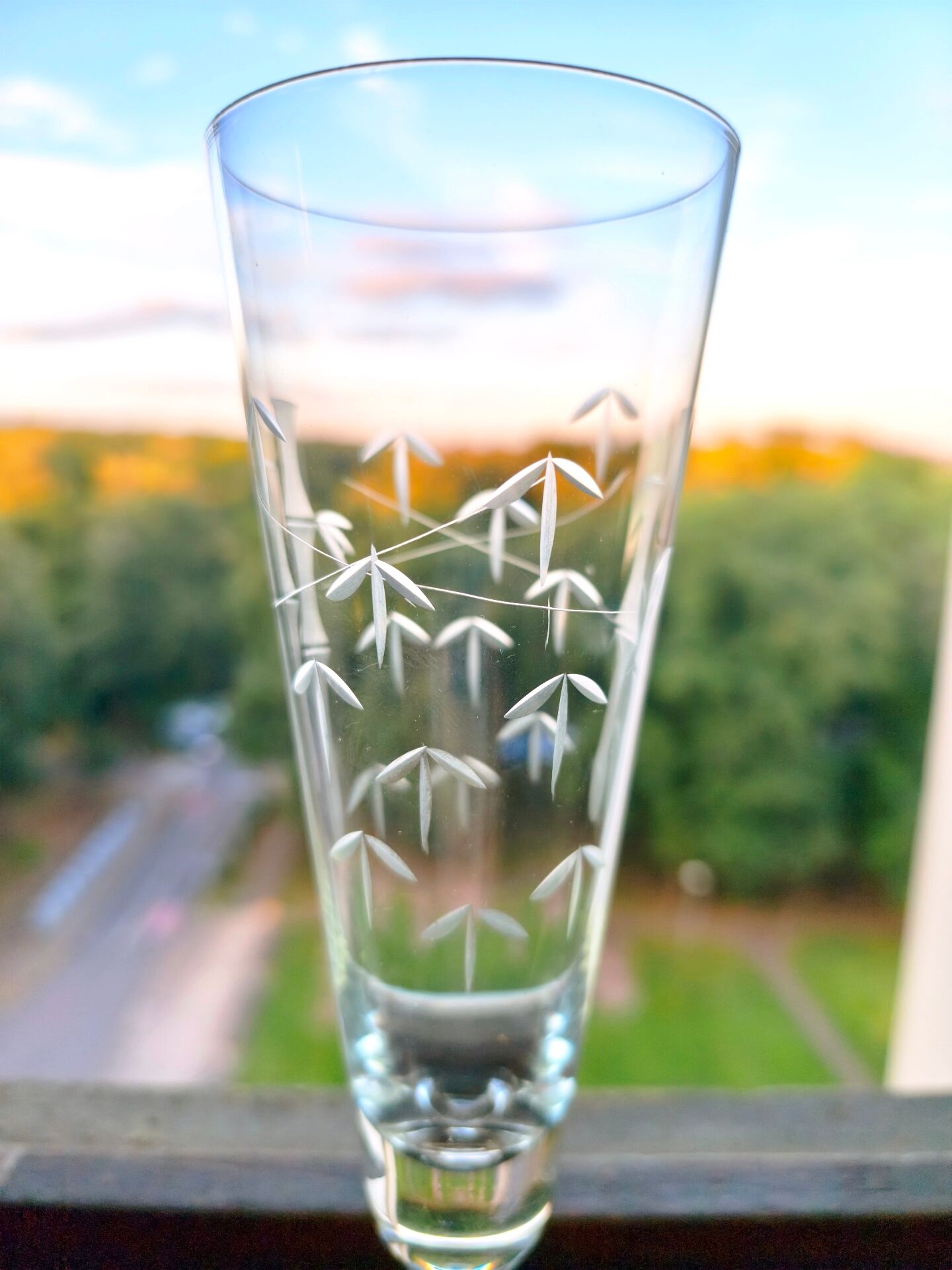 6 vintage bamboo beer glasses from the 1960s, Noritake Sasaki style.