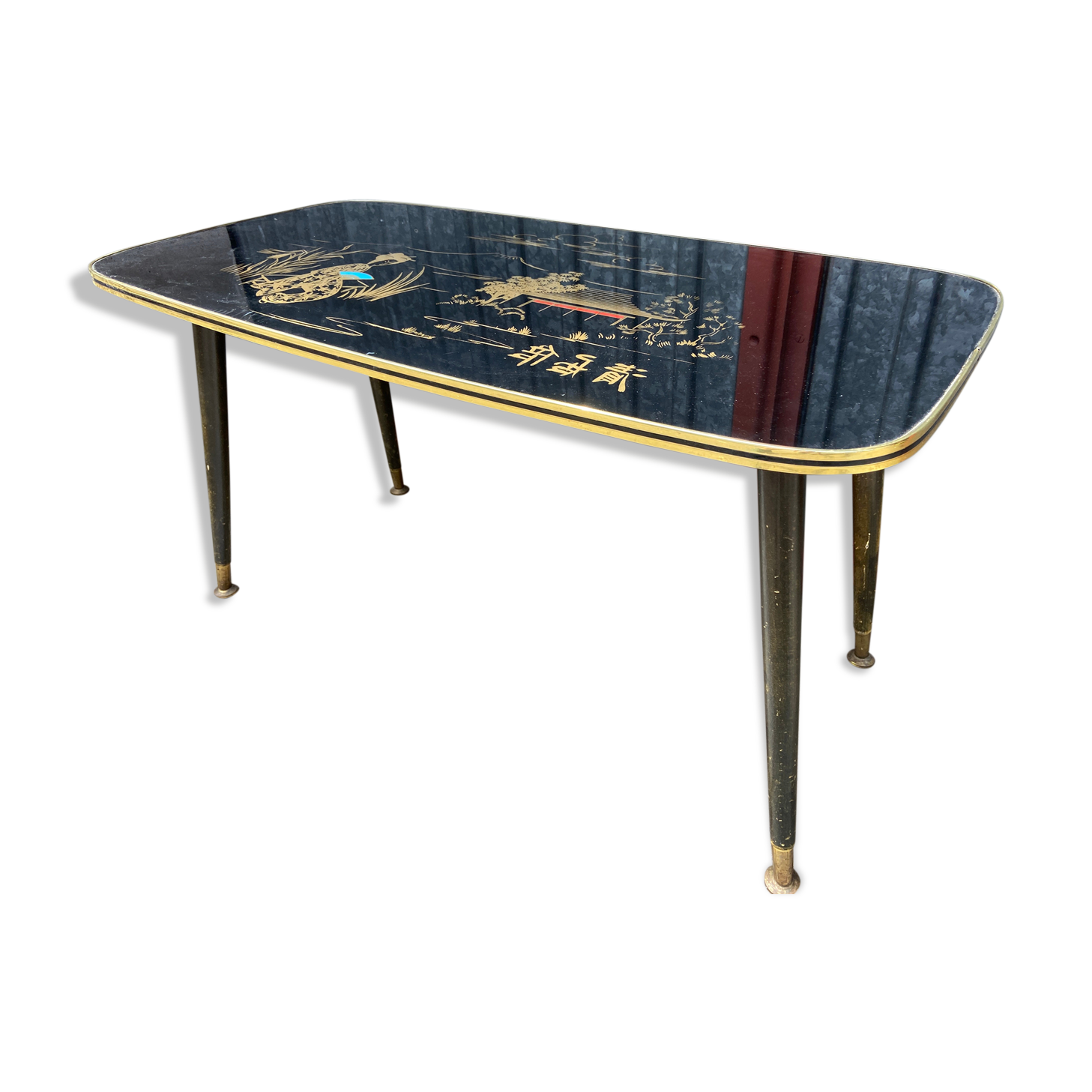 French coffee table vintage design 1970