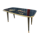 Table basse française vintage design 1970