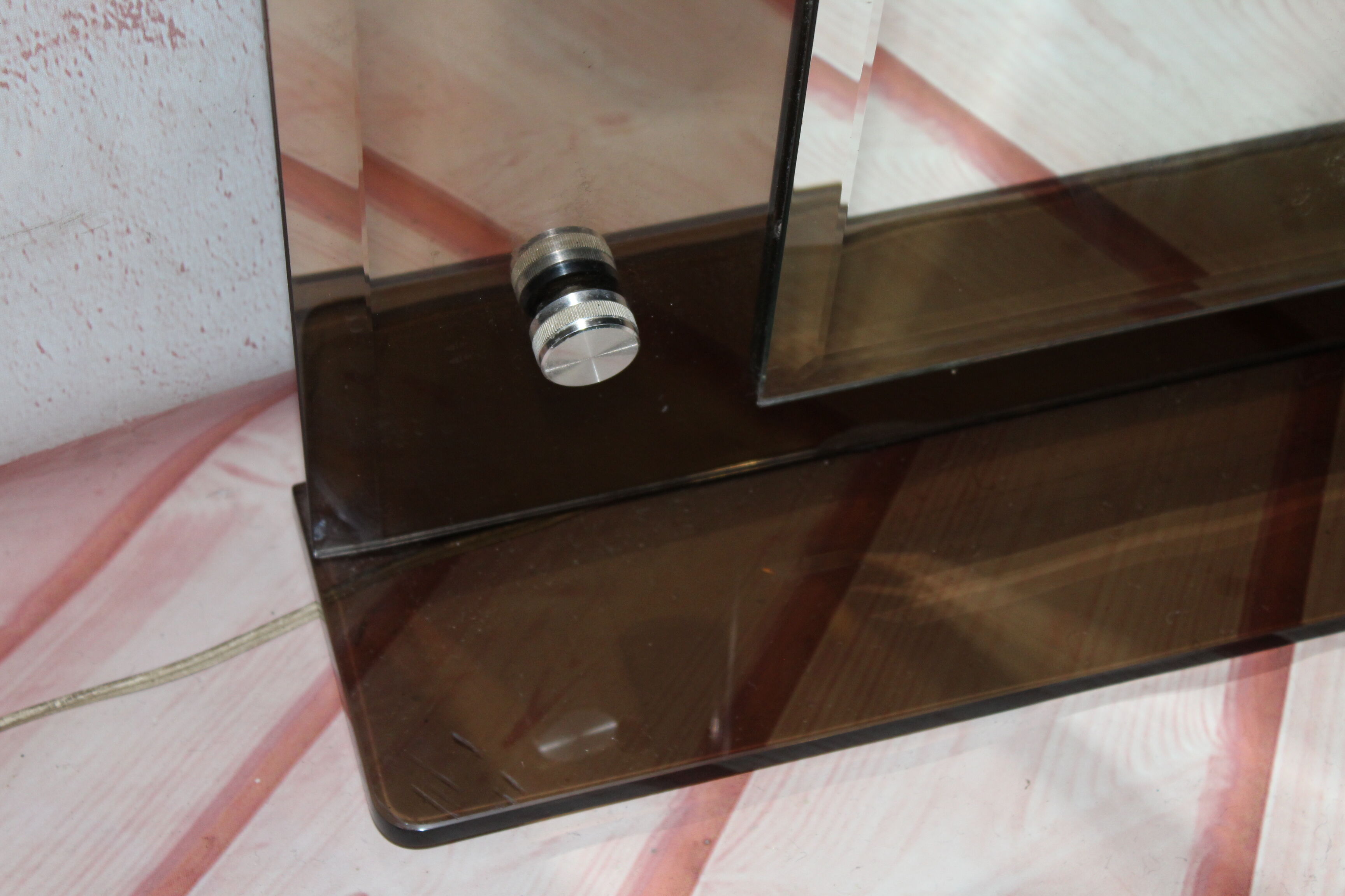 Vintage bathroom lodge mirror