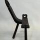 Vintage Spanish chair / stool 70s design brutalist