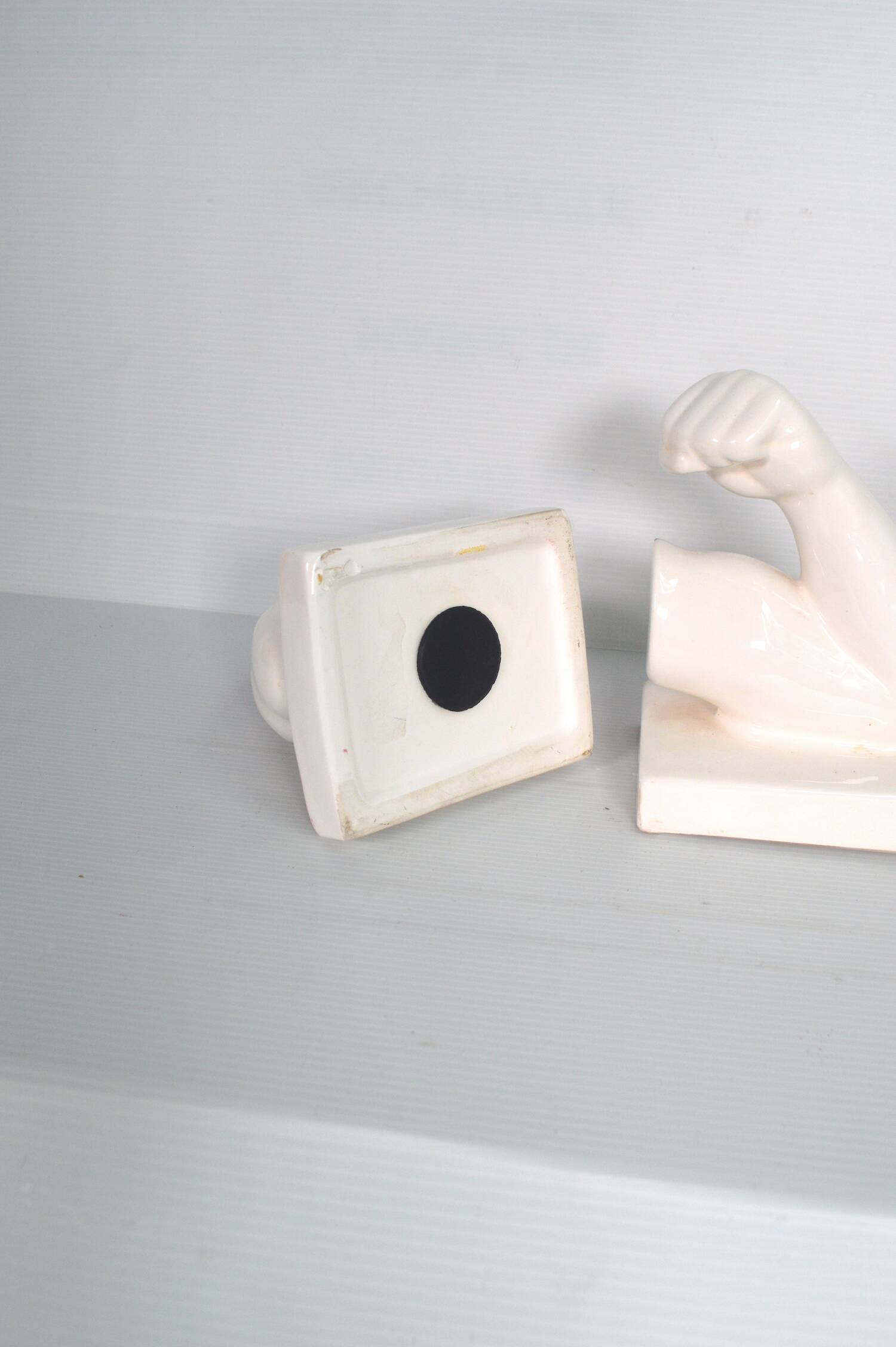 Vintage ceramic bookends