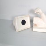Vintage ceramic bookends