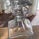Crystal carafes with stoppers