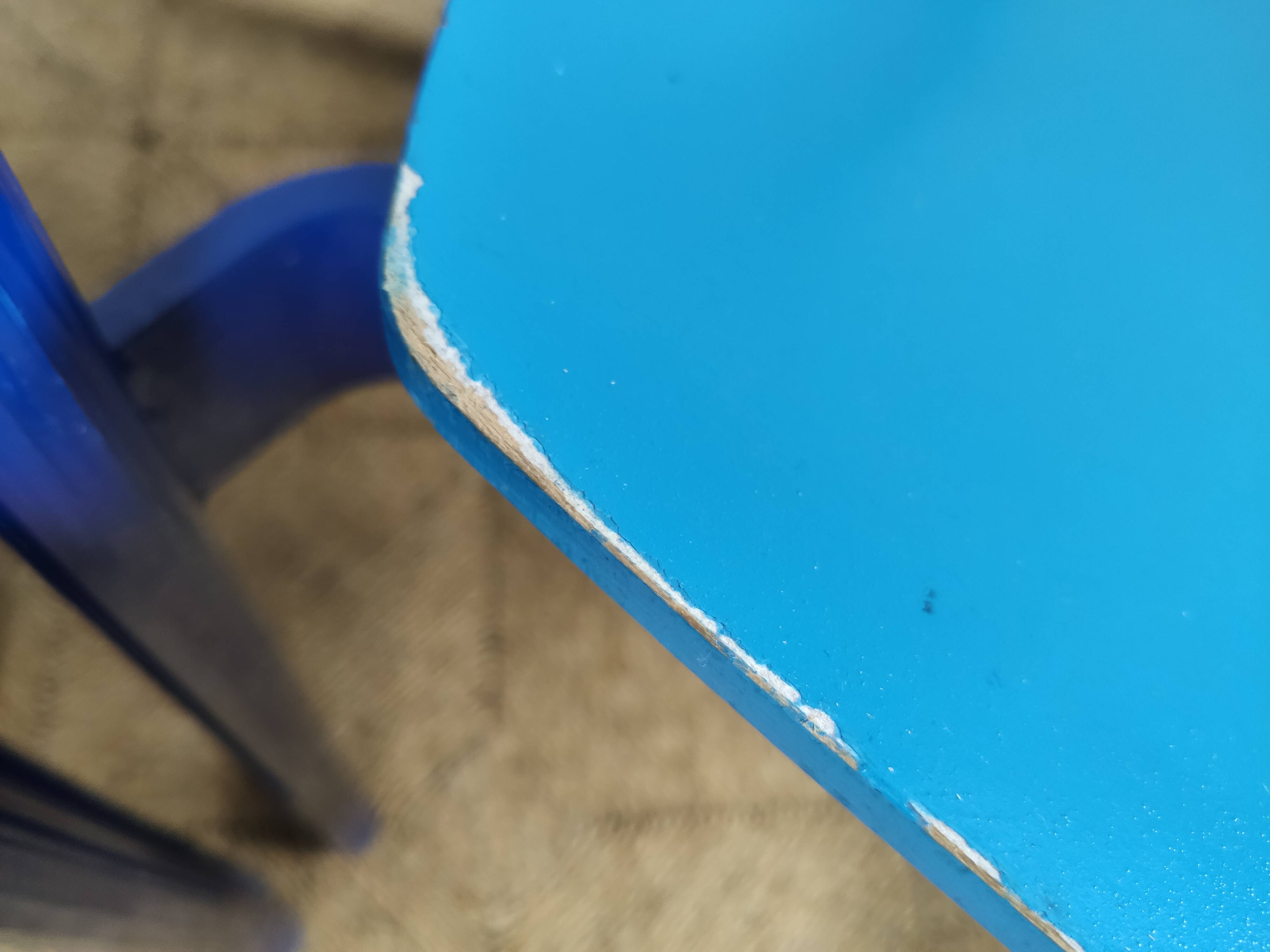 set 6 multicolored chairs 80s