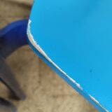 set 6 multicolored chairs 80s