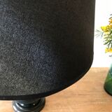Blue ceramic lamp