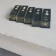 5 shell-inclusion knife rests - Ref 1029