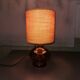 Vintage amber glass lamp base