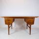 Desk Made In Teak Wood, Unique Design, Finnish From 1960s