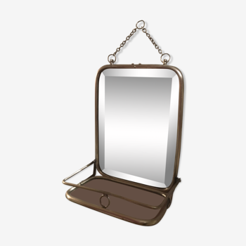 Barber mirror with tablet 19x11,5cm