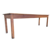 Table de salle à manger XL vintage en bois massif / table de ferme
