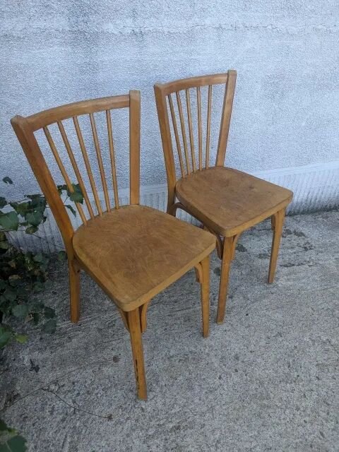 Pair of bistro chairs