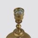 Antique Flemish Copper Disc Candlestick, 15th Century