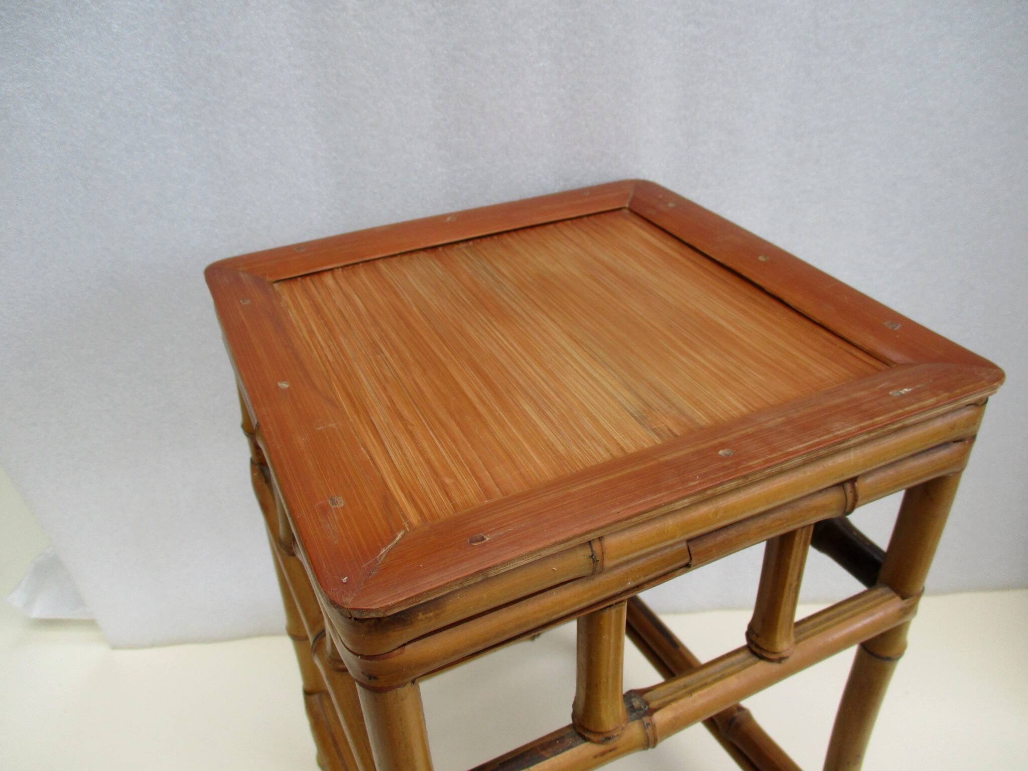 Bamboo side table - Vintage