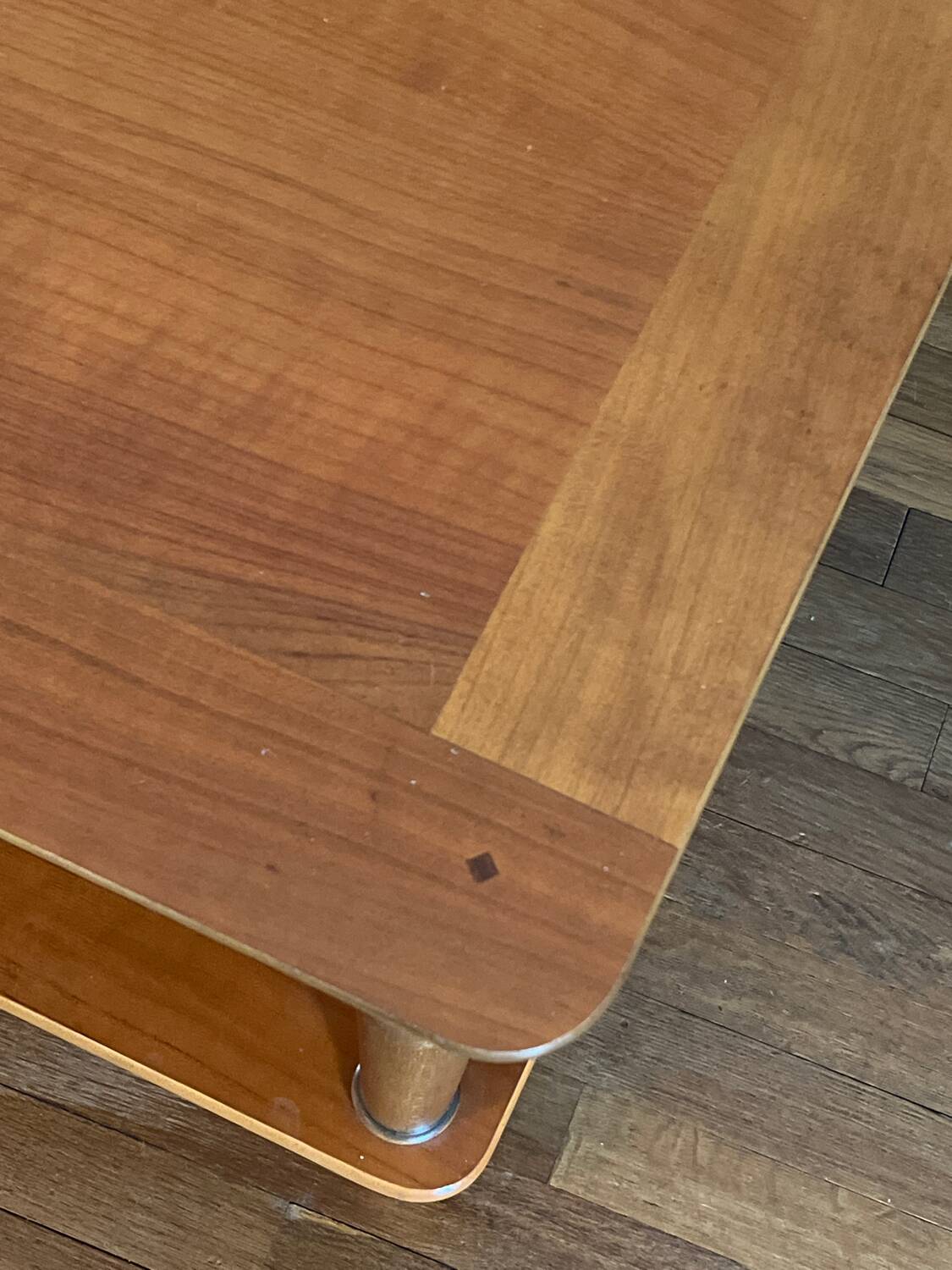 Cherry wood coffee table from the 80s