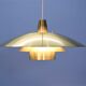 Large danish pendant in brass, 1960s